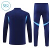 Lasten Real Madrid Training Huppari 2025-26 Navy 1/4-Zip